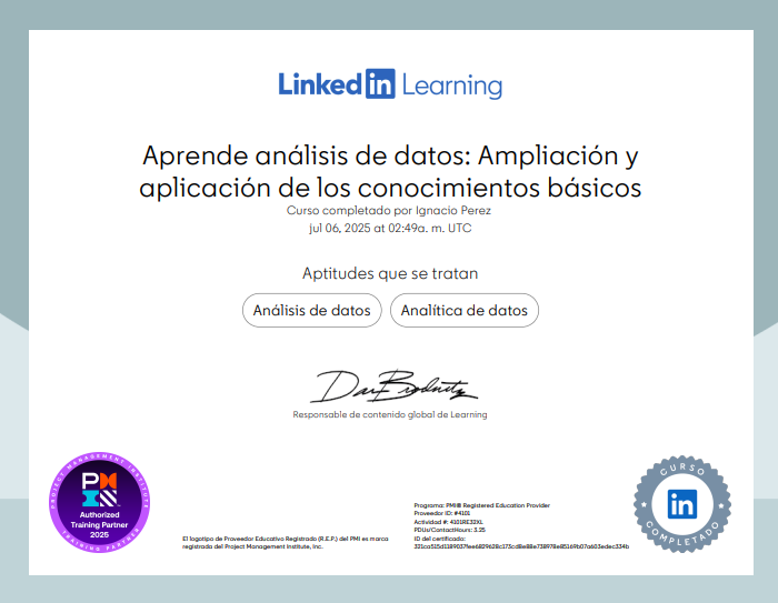 Ampliación de análisis de datos