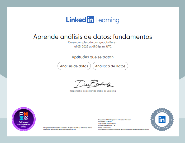 Fundamentos de análisis de datos