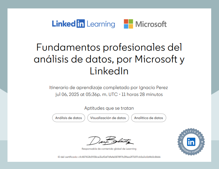 Certificado Microsoft